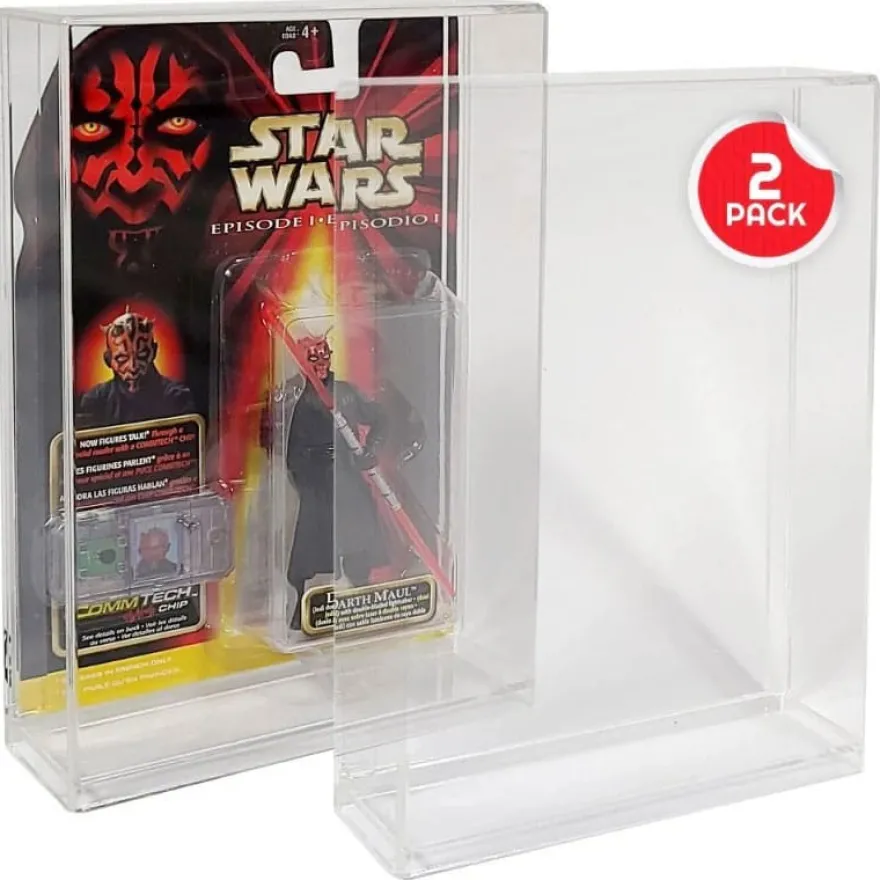 Acryl Display Cases 2er-Pack für Actionfiguren