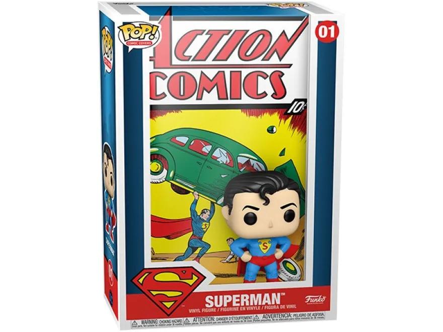 Action Comics Funko Pop! Comic Covers Vinylfigur Superman