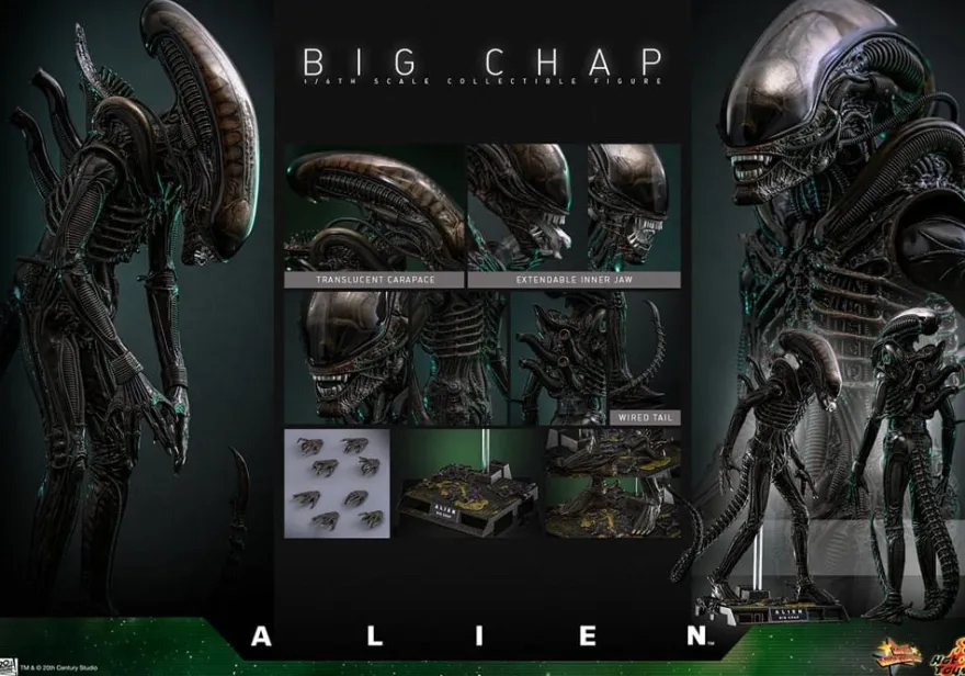 Alien Movie Masterpiece Actionfigur 1/6 Big Chap 36 cm