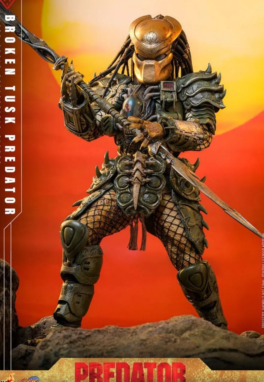 Alien vs. Predator Comic Masterpiece Actionfigur 1/6 Broken Tusk Predator 35 cm