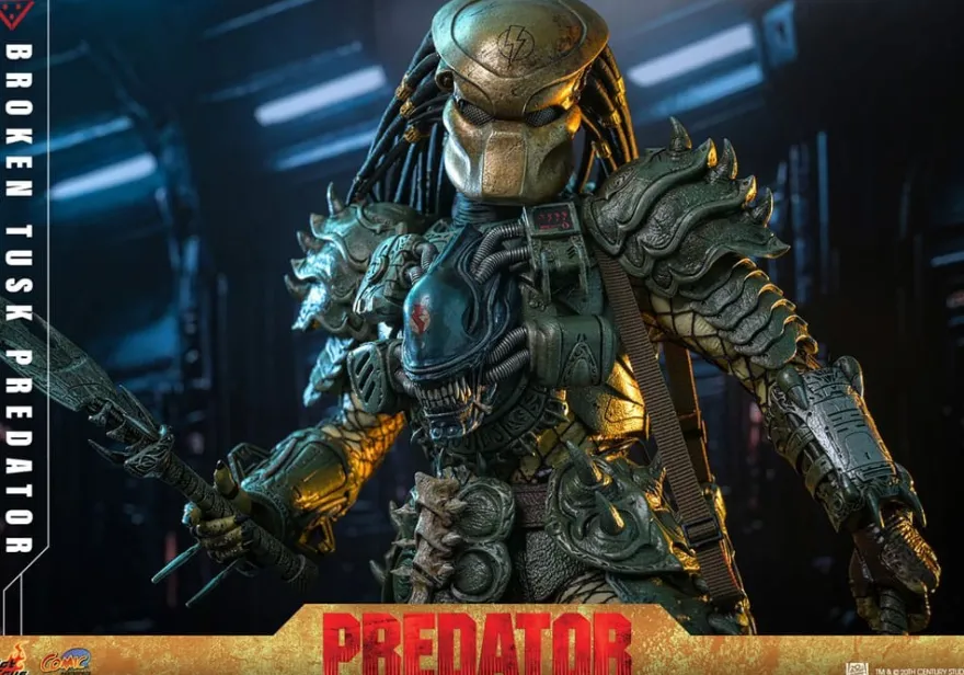 Alien vs. Predator Comic Masterpiece Actionfigur 1/6 Broken Tusk Predator 35 cm