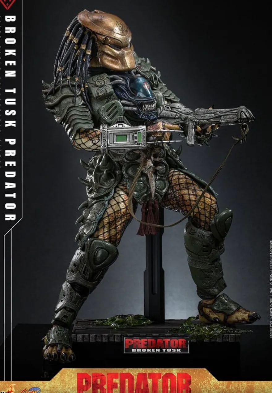 Alien vs. Predator Comic Masterpiece Actionfigur 1/6 Broken Tusk Predator 35 cm