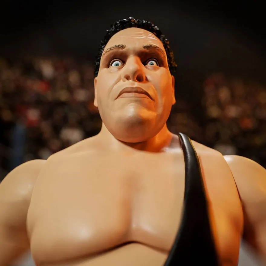 Andre The Giant Ultimates Actionfigur Andre (Black Singlet)