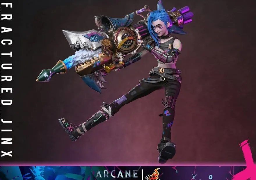 Arcane Actionfigur 1/6 Fractured Jinx 28 cm