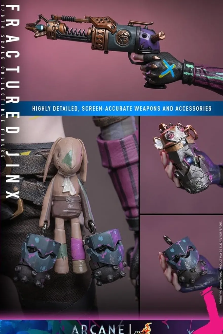 Arcane Actionfigur 1/6 Fractured Jinx 28 cm