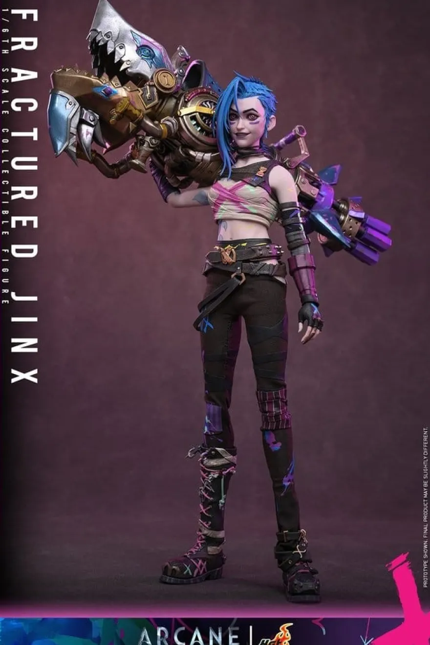 Arcane Actionfigur 1/6 Fractured Jinx 28 cm