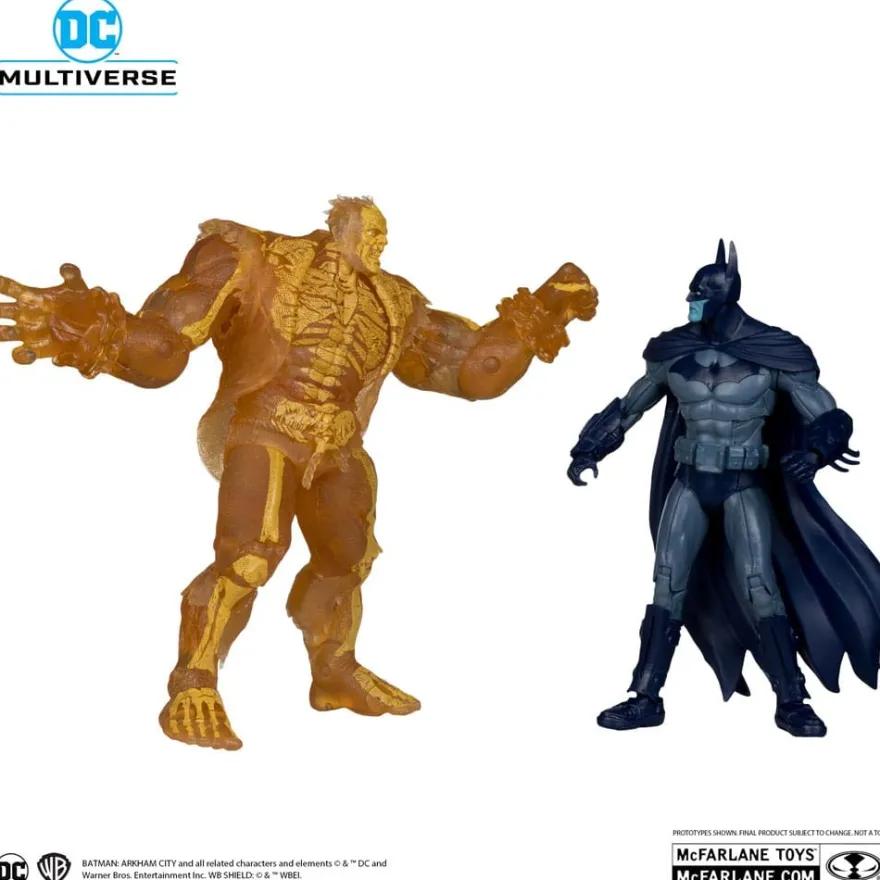 Arkham City DC Multiverse Actionfiguren 2er-Pack Batman & Solomon Grundy (Gold Label) 18 cm