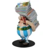 Asterix Collectoys Statue Obelix trägt Bücherstapel 21 cm