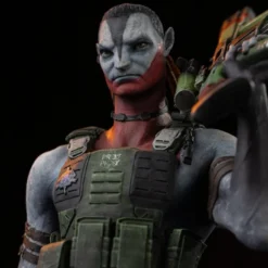 Avatar 3: Fire and Ash Art Scale Statue 1/10 Miles Quaritch 36 cm