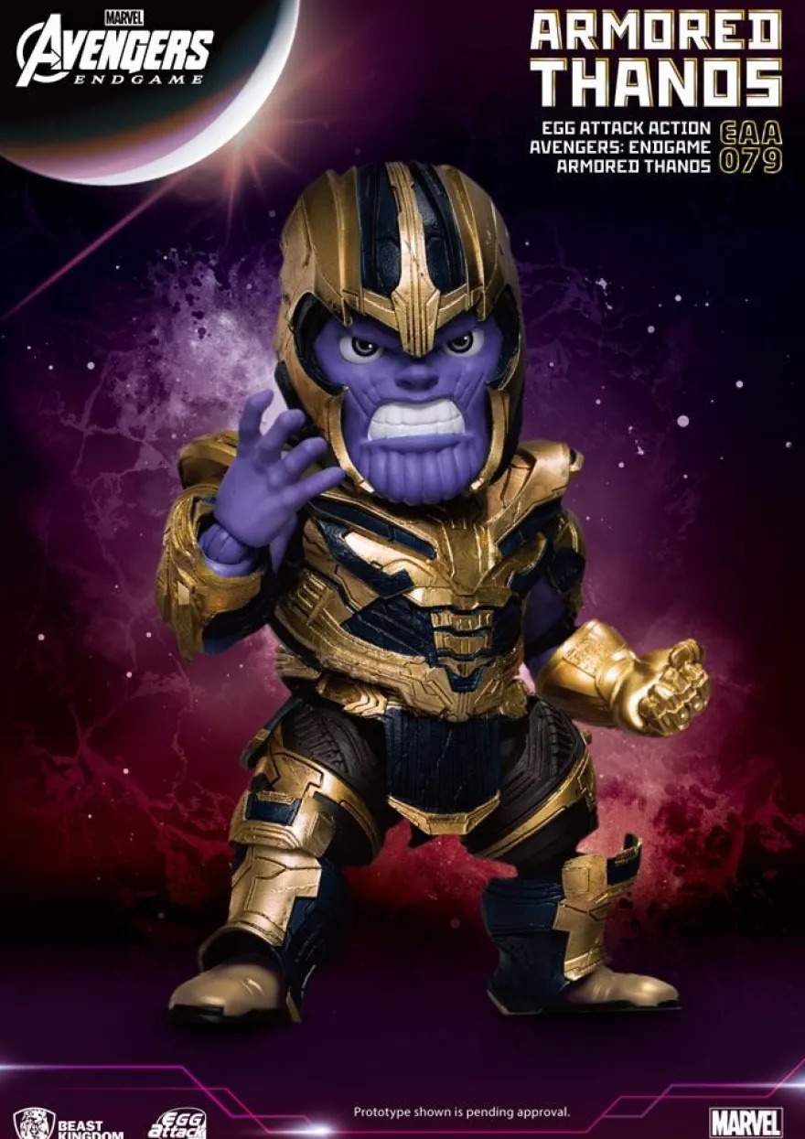 Avengers Endgame 'Egg Attack Action' Figur Armored Thanos