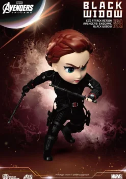 Avengers Endgame 'Egg Attack Action' Figur Black Widow