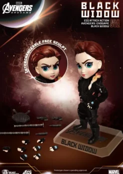 Avengers Endgame 'Egg Attack Action' Figur Black Widow