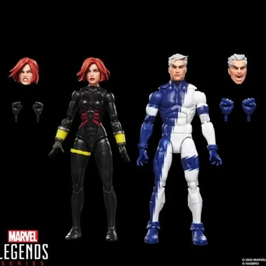 Avengers Marvel Legends Series Black Widow and Quicksilver Actionfiguren