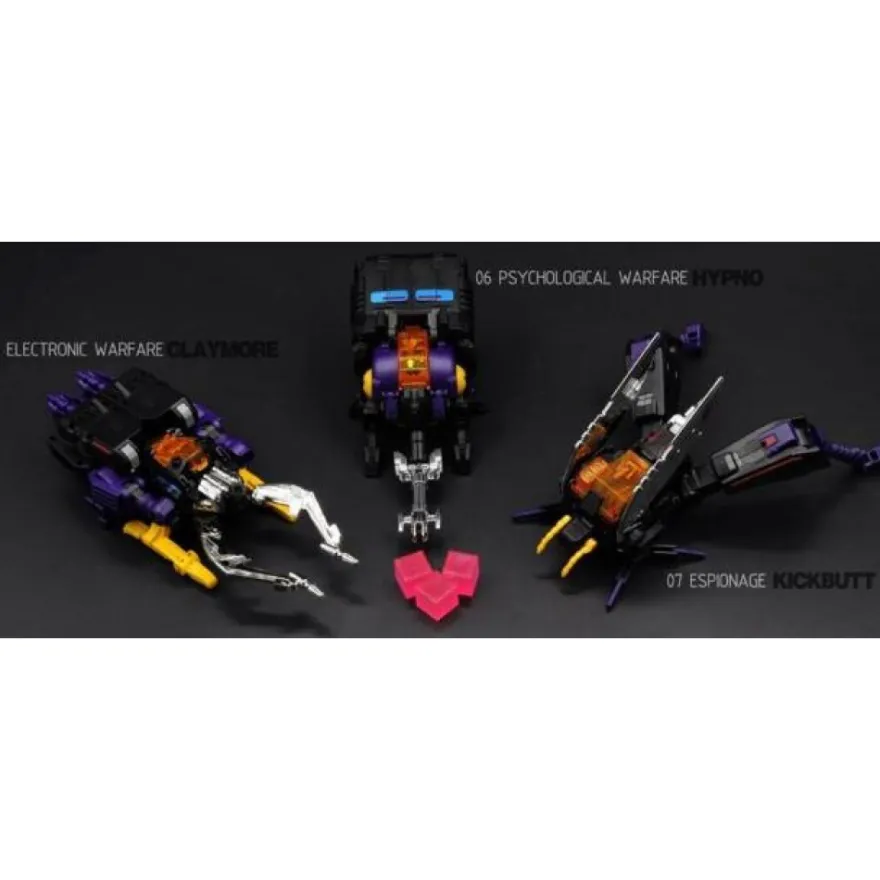 BadCube OTS-05 Claymore, OTS-06 Hypno, OTS-07 Kickbutt
