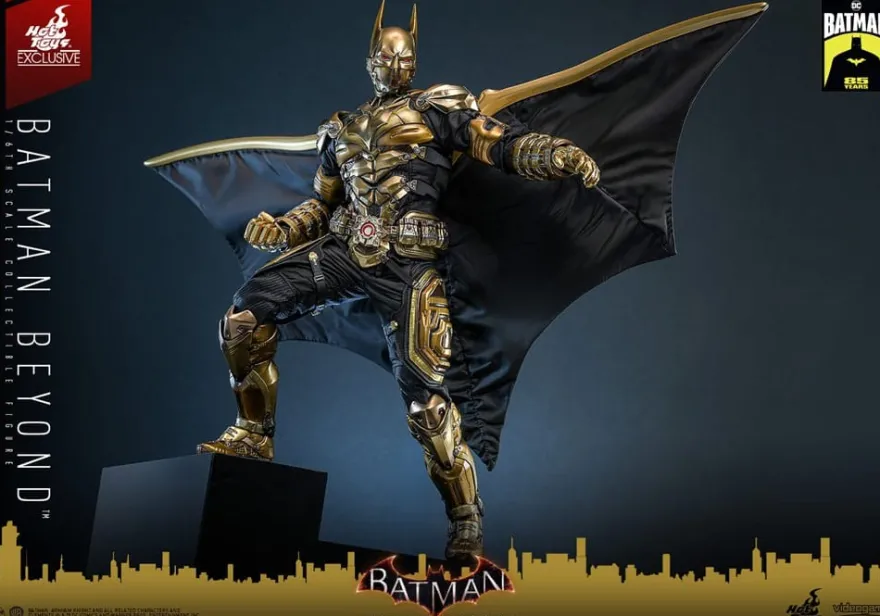 Batman: Arkham Knight Videogame Masterpiece Actionfigur 1/6 Batman Beyond (Black & Gold) 32 cm
