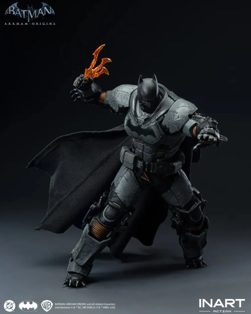 Batman Arkham Origins Batman (xe Suit) 1/12 Actionfigur