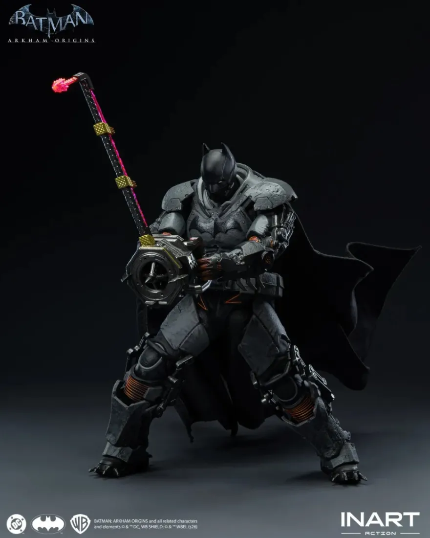Batman Arkham Origins Batman (xe Suit) 1/12 Actionfigur