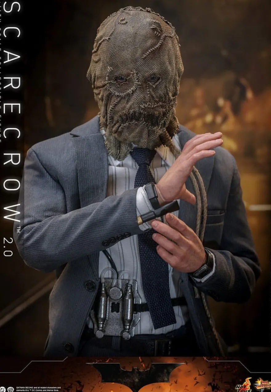 Batman Begins Movie Masterpiece Actionfigur 1/6 Scarecrow 2.0 30 cm