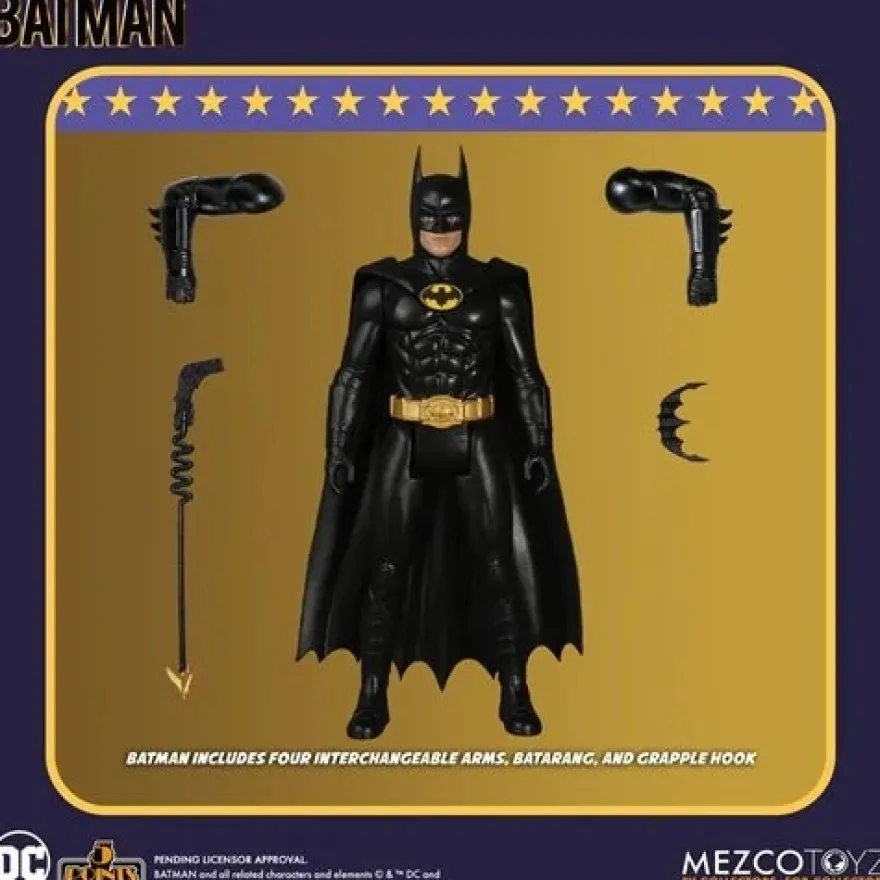 Batman 1989 5 Points Actionfigur 9,5 cm Batman