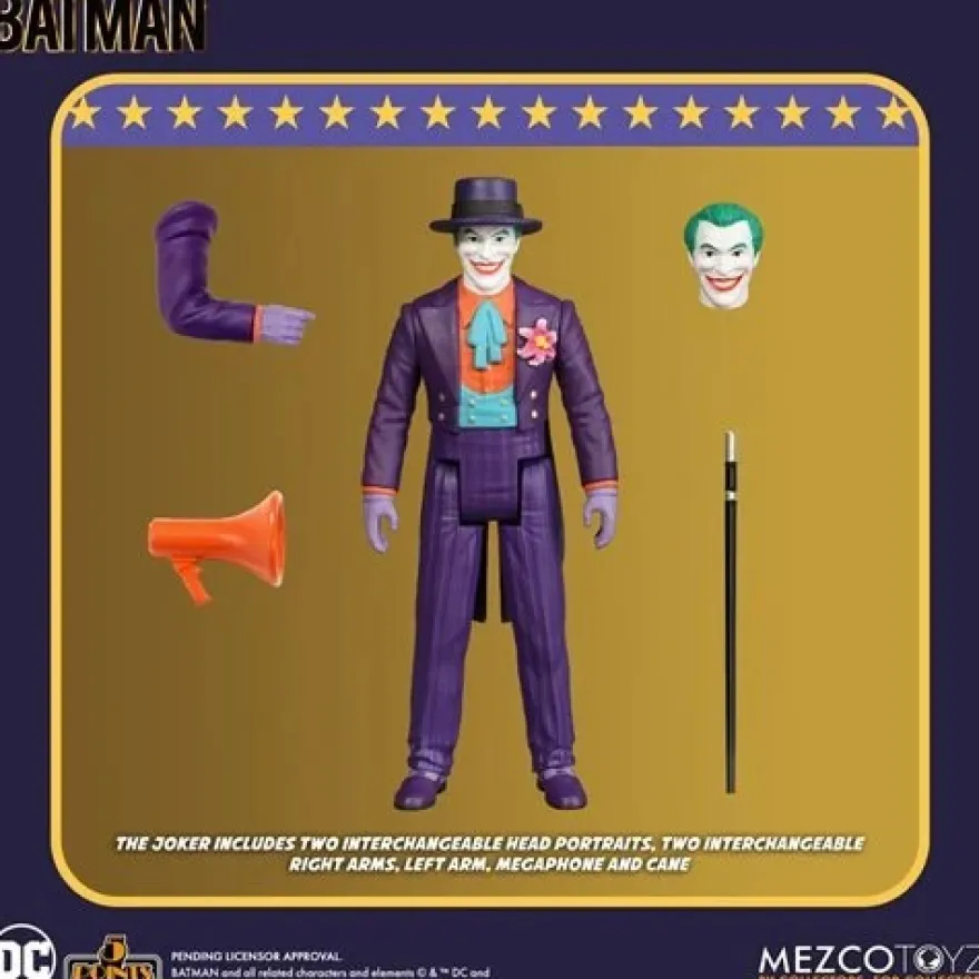 Batman 1989 5 Points Actionfigur 9,5 cm The Joker