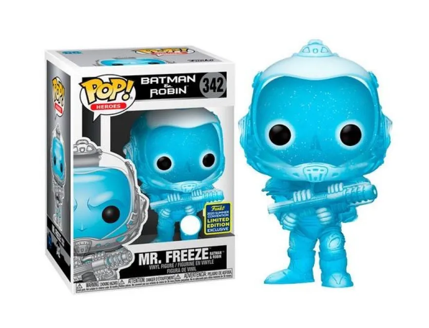 Batman & Robin Funko Pop! Vinylfigur Mr. Freeze (Glitter) Exclusive