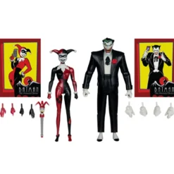 Batman: The Animated Series DC Direct Actionfiguren Harley Quinn & The Joker (Gold Label) 18 cm