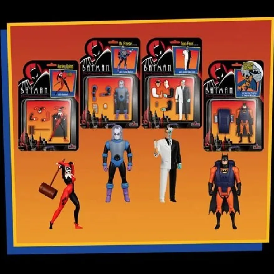 Batman The Animated Series 5 Points Actionfiguren 9,5 cm 4er-Set