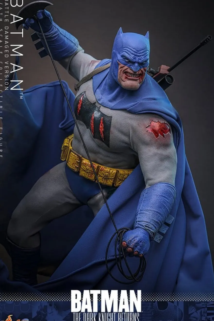 Batman: The Dark Knight Returns Comic Masterpiece Actionfigur 1/6 Batman (Battle Damaged Version)