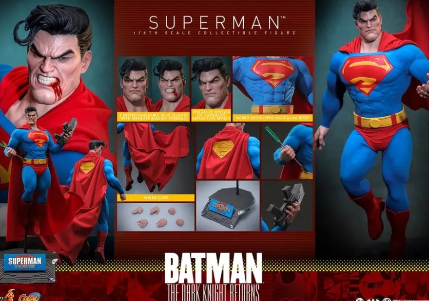 Batman: The Dark Knight Returns Comic Masterpiece Actionfigur 1/6 Superman 34 cm