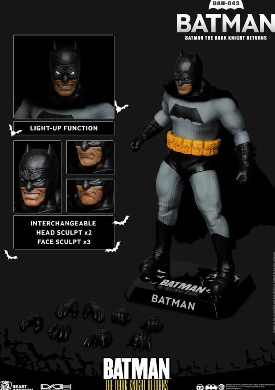 Batman The Dark Knight Return Dynamic 8ction Heroes Actionfigur 1/9 Batman 21 cm