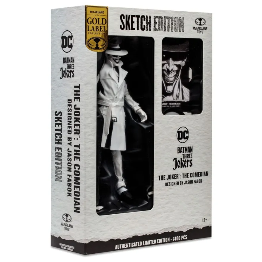 Batman: Three Jokers DC Multiverse Actionfigur The Joker: The Comedian Sketch Edition (Gold Label) 1