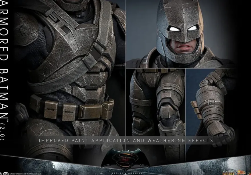 Batman v Superman: Dawn of Justice Movie Masterpiece Actionfigur 1/6 Armored Batman 2.0 33 cm