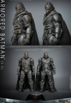 Batman v Superman: Dawn of Justice Movie Masterpiece Actionfigur 1/6 Armored Batman 2.0 33 cm