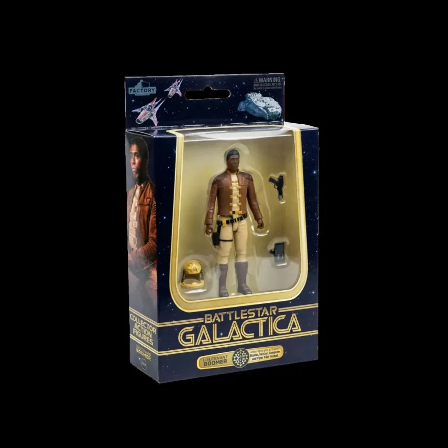 Battlestar Galactica Colonial Viper Mki Electronic Vehicle + Lieutenant Boomer Figur