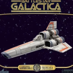 Battlestar Galactica Colonial Viper Mki Electronic Vehicle + Lieutenant Boomer Figur