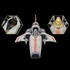 Battlestar Galactica Colonial Viper Mki Electronic Vehicle + Lieutenant Boomer Figur
