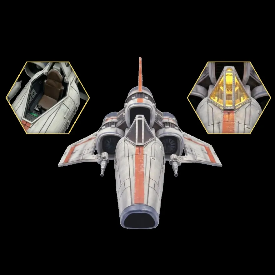 Battlestar Galactica Colonial Viper Mki Electronic Vehicle + Lieutenant Boomer Figur