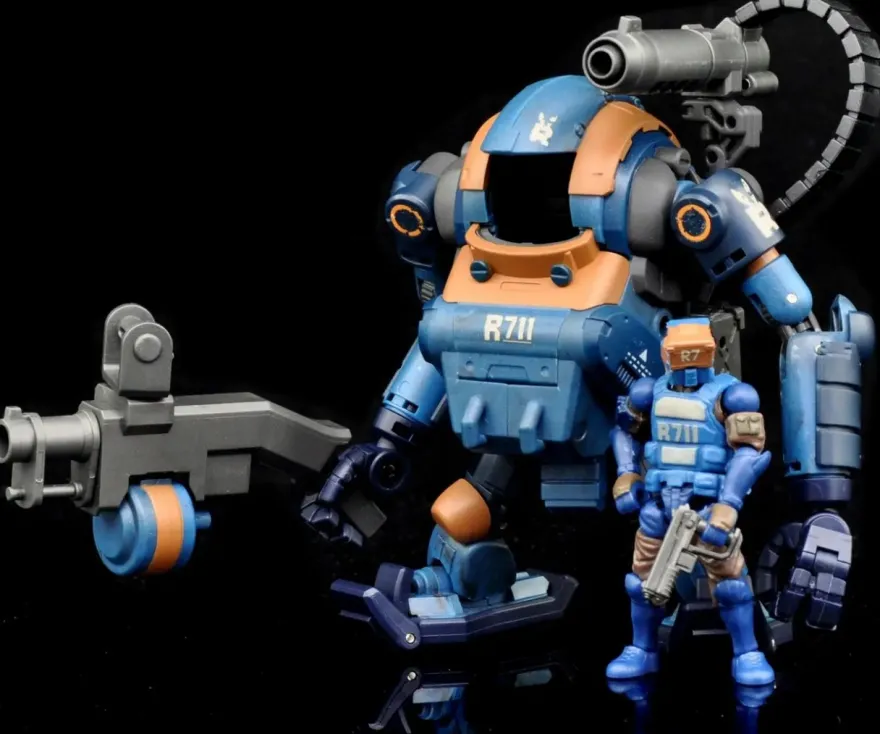 Beaver Acid Rain 1/28 Scale Action Figure: Wave 2B - R711 Laurel LA3R Set
