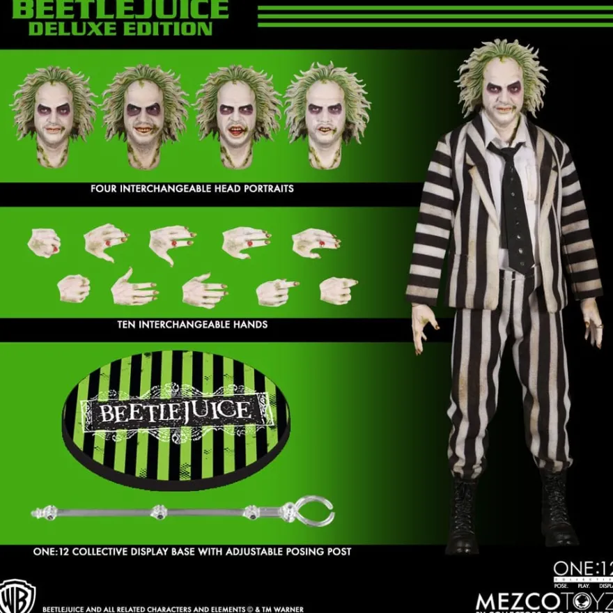 Beetlejuice Actionfigur 1/12 Beetlejuice Deluxe Edition 18 cm