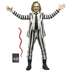 Beetlejuice 1988 Actionfigur Beetlejuice Black and White Striped Suit 18 cm