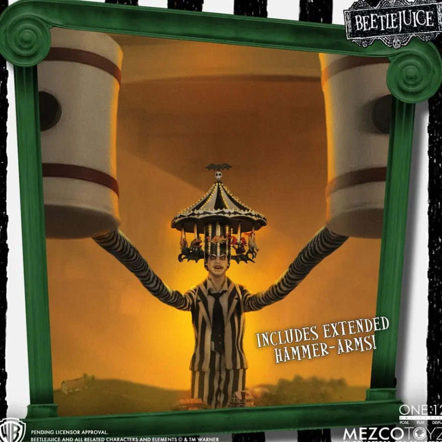 Beetlejuice Actionfigur 1/12 Beetlejuice Deluxe Edition 18 cm