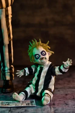 Beetlejuice Beetlejuice Actionfigur 7 Scale Ultimate Striped Suit Beetlejuice 18 cm