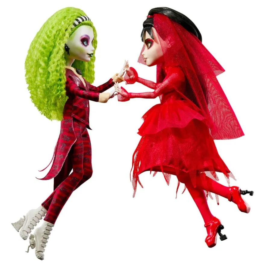 Beetlejuice Beetlejuice Monster High Skullector Puppen 2er-Pack Betelgeuse & Lydia 25 cm