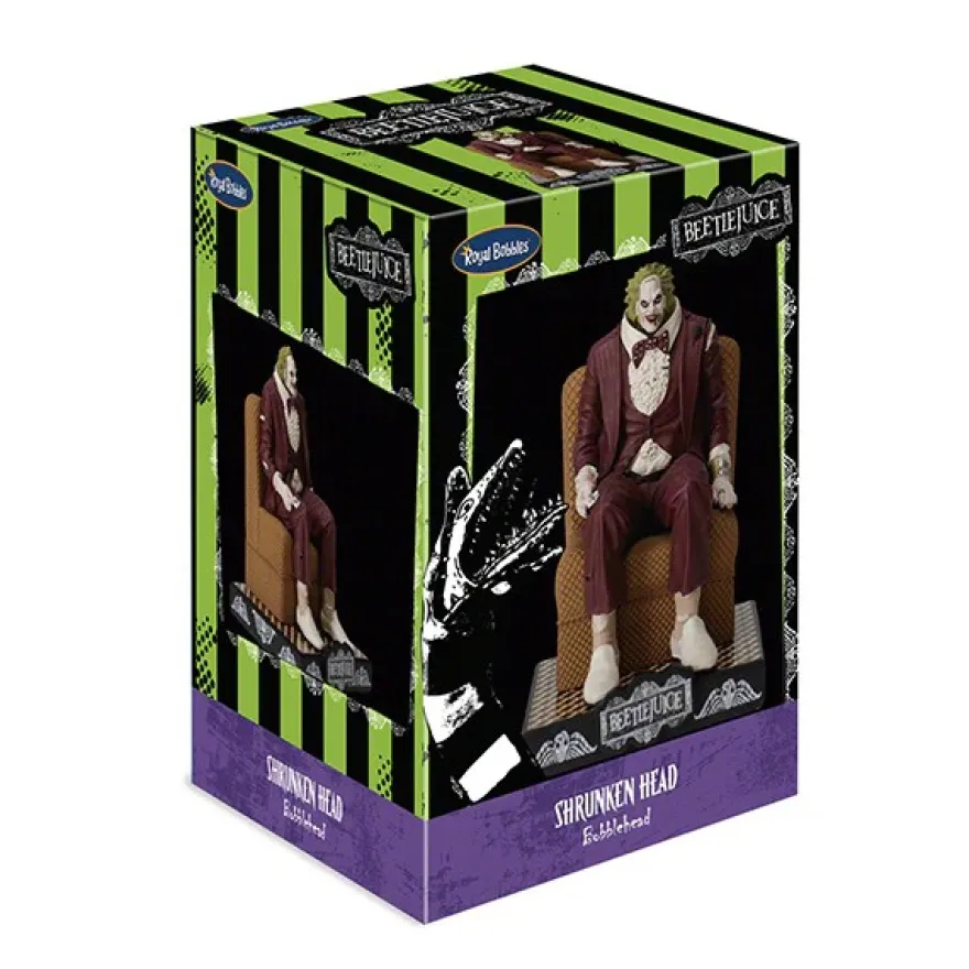 Beetlejuice Shrunken Head Bobblehead