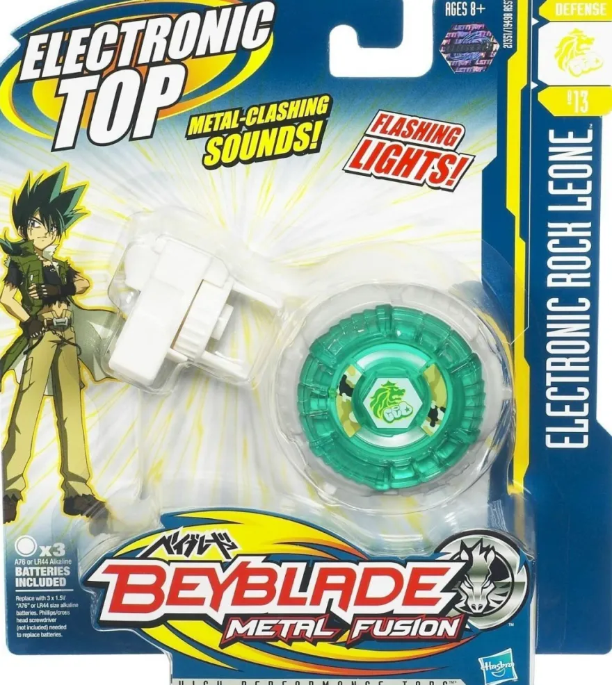 Beyblade Metal Fusion: Electronic Rock Leone