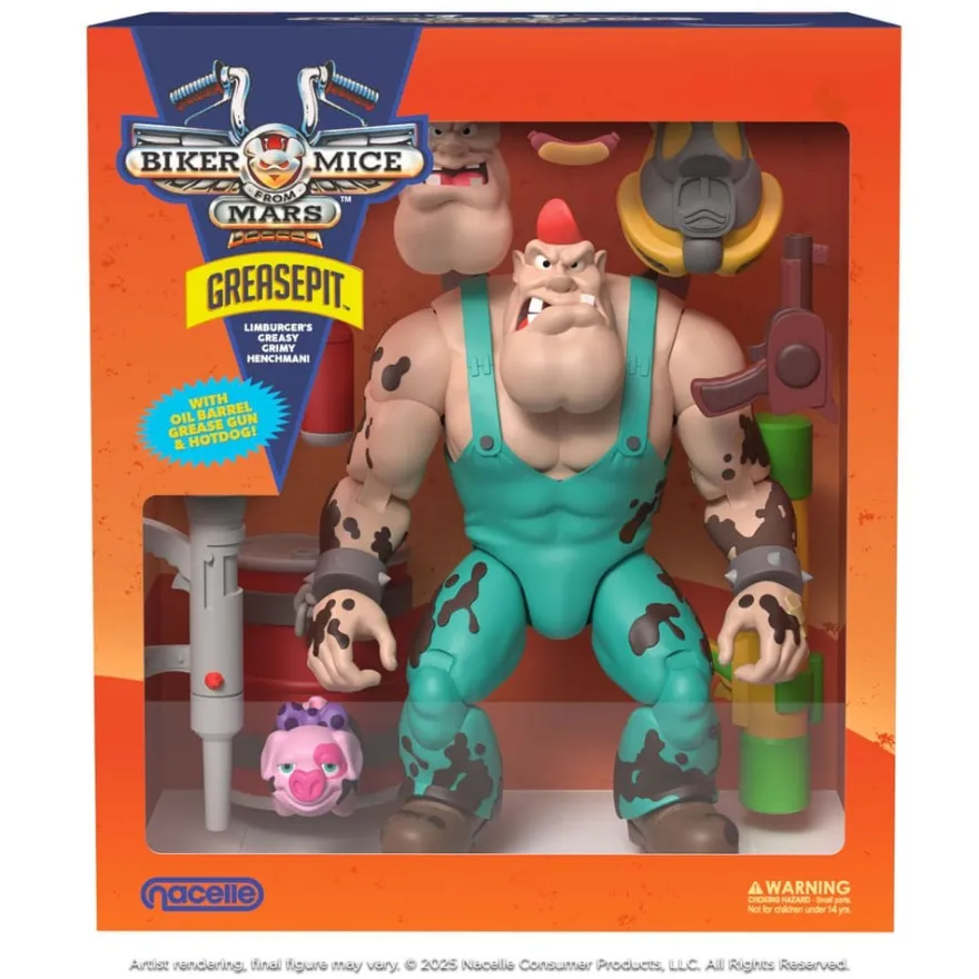 Biker Mice From Mars Actionfigur Greasepit 23 cm