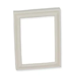 Bilderrahmen aus Kunststoff - 1:12 - weiß - 5 x 3,5 cm