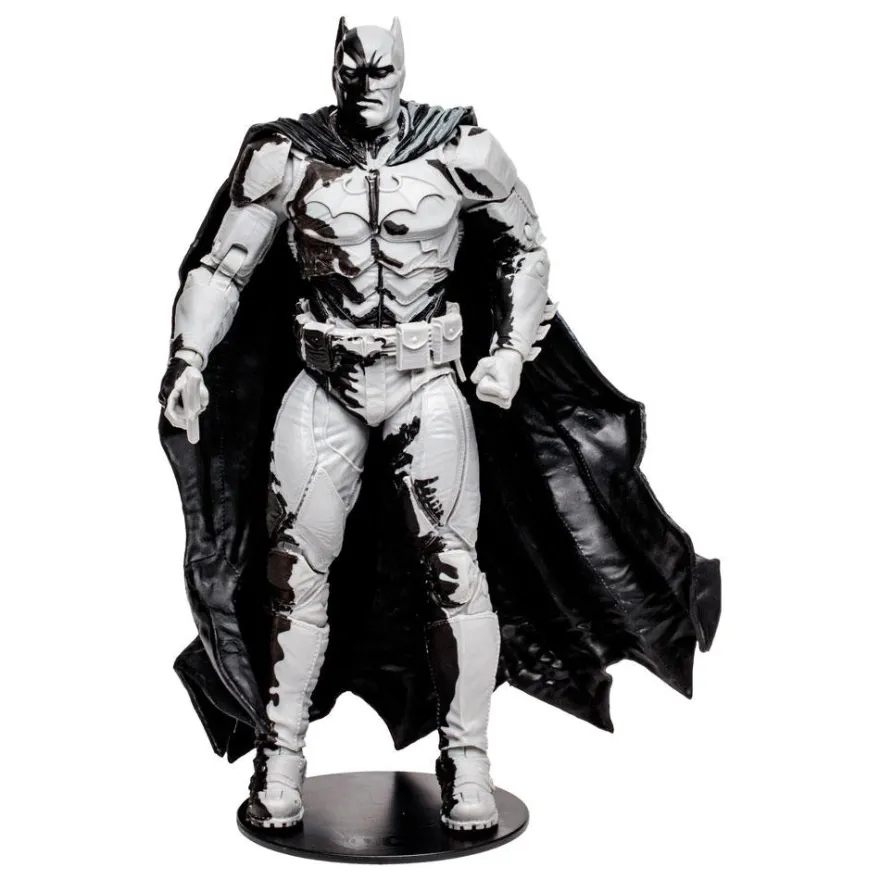 Black Adam Page Punchers Actionfigur & Comic Batman Line Art Variant (Gold Label)