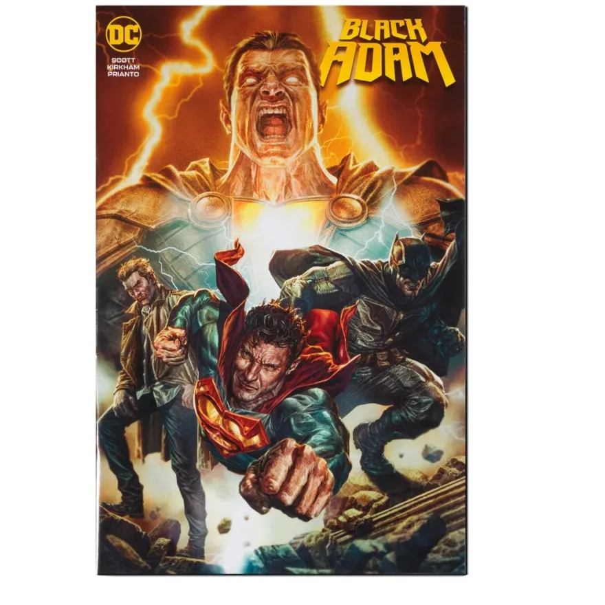 Black Adam Page Punchers Actionfigur & Comic Black Adam