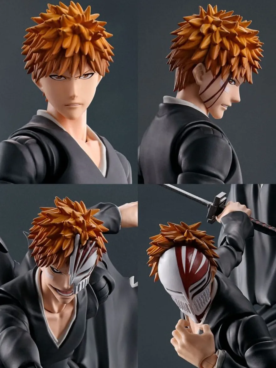 Bleach S.H. Figuarts Actionfigur Ichigo Kurosaki Getsugatensho 16 cm